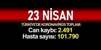 Türkiye corona verileri: Ölüm sayısı 2.491e, vaka sayısı 101.790'a yükseldi