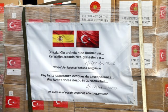 türkiye ispanya italya tıbbi yardım malzemesi mevlana sözleri