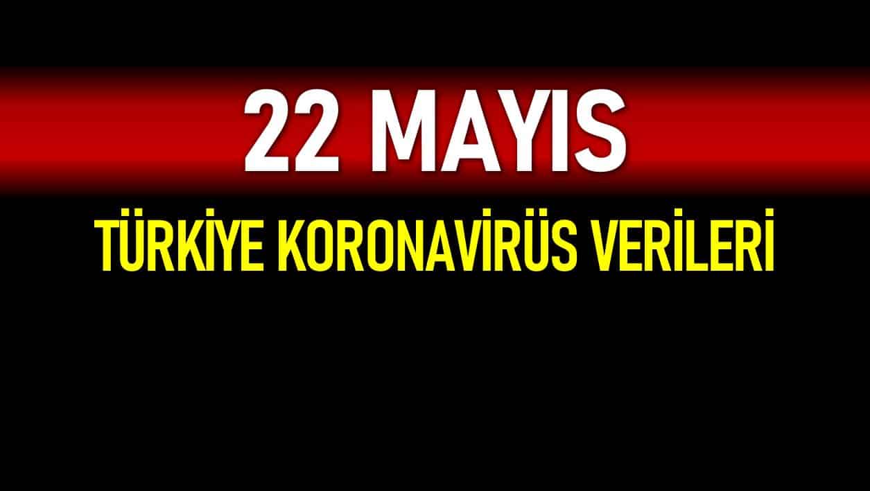 22 Mayıs Türkiye koronavirüs verileri açıklandı!