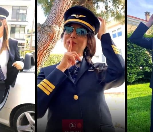 THY kadın pilotları da Don't Rush Challenge akımına uydu