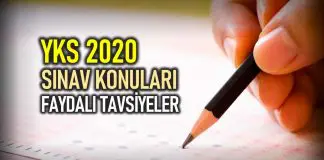 YKS soruları için konular ve öğrencilere faydalı tavsiyeler YKS soruları için konular ve öğrencilere faydalı tavsiyeler