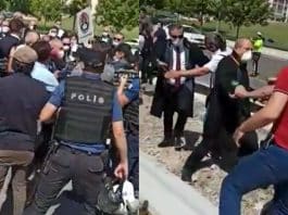 Ankara da baroların yürüyüşüne polis engeli - Video
