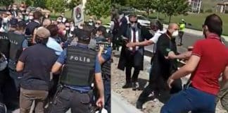 Ankara da baroların yürüyüşüne polis engeli - Video