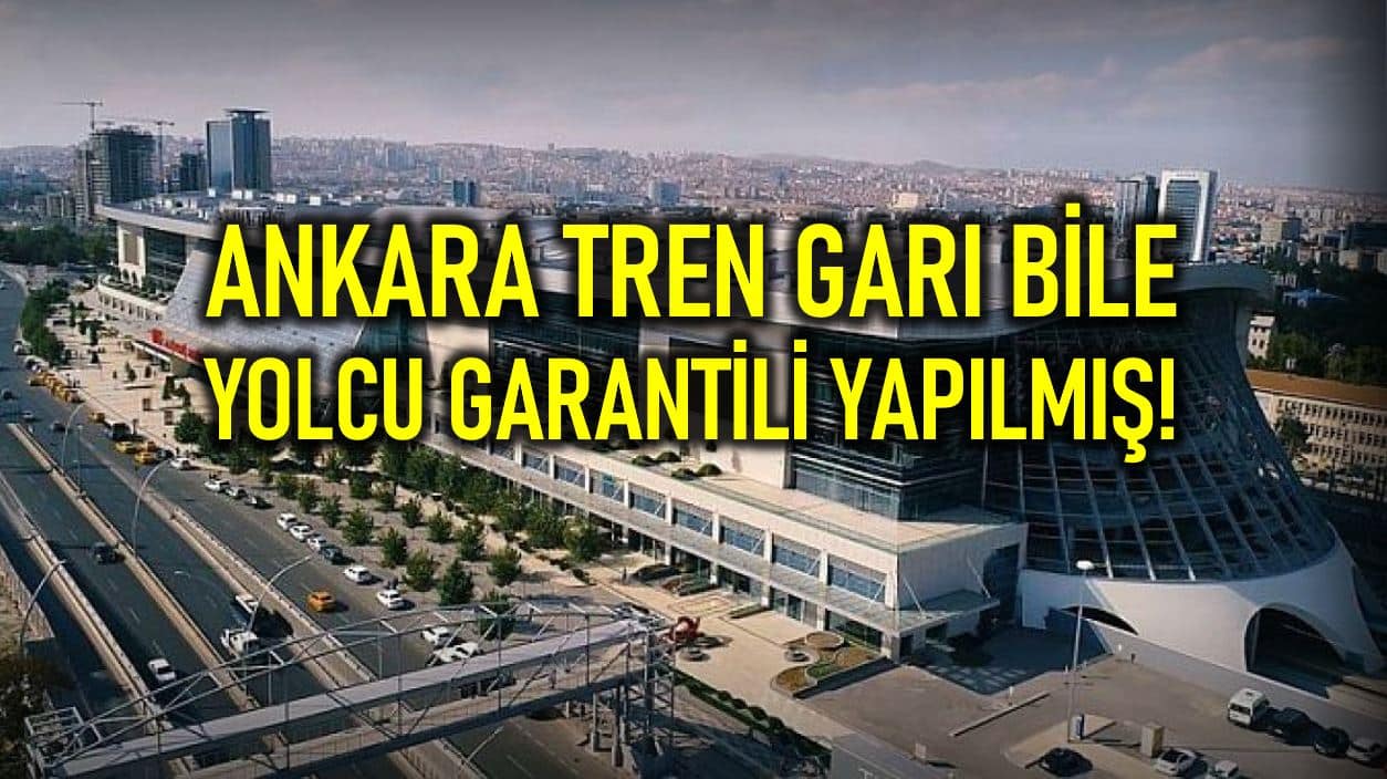 Ankara Tren Garı yolcu garantisi: Her yolcu 1.5 dolara mal oluyor!