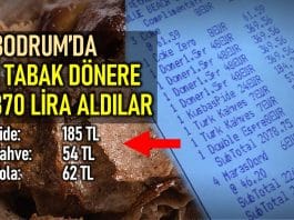 bodrum döner hesap