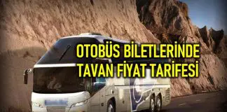 Otobüs biletlerinde kilometre bazında yeni tavan fiyat tarifesi Otobüs biletlerinde kilometre bazında tavan fiyat tarifesi belli oldu