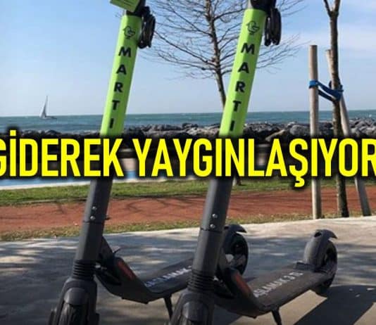 Elektrikli scooter kiralama Martı