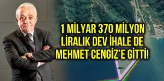 Rize’deki 1 milyar 370 milyon liralık ihale de Mehmet Cengiz’e gitti! cengiz ihale rize