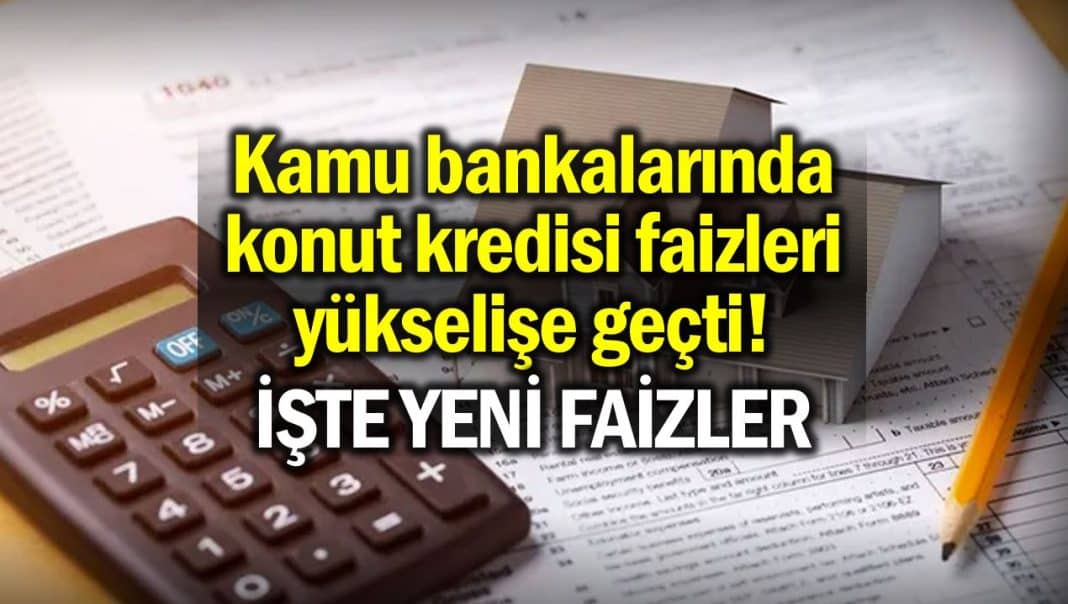 Vakıfbank, Ziraat Bankası ve Halkbank konut kredisi faiz oranları