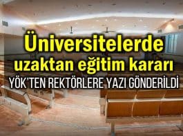 üniversitelerde uzaktan eğitim