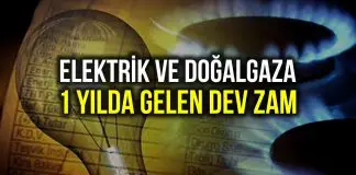 Doğalgaz ve elektrik fiyatına 1 yılda gelen dev zam oranı ortaya çıktı! zam oranı