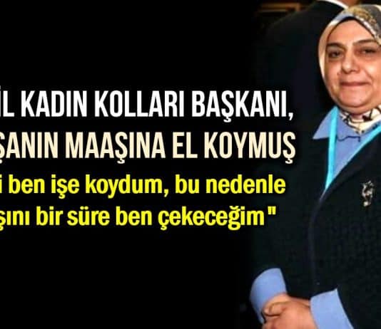 akp adıyaman çalışanın maaşına el koymuş