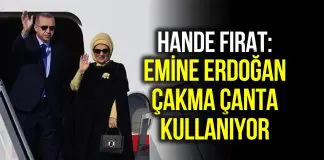 Hande Fırat: Emine Erdoğan orijinal çanta kullanmıyor, çakma yani imitasyon alıyor hande fırat emine erdoğan çakma çanta