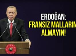 erdoğan fransız mallarını almayın