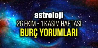 Astroloji: 26 Ekim – 1 Kasım 2020 haftalık burç yorumları Astroloji 26 Ekim 1 Kasım günlük haftalık burç yorumları