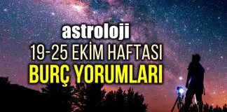 Astroloji: 19 – 25 Ekim 2020 haftalık burç yorumları Astroloji: 19 - 25 Ekim 2020 haftalık burç yorumları