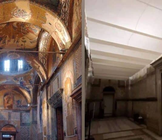 kariye müzesi fresk mozaikler kapatıldı