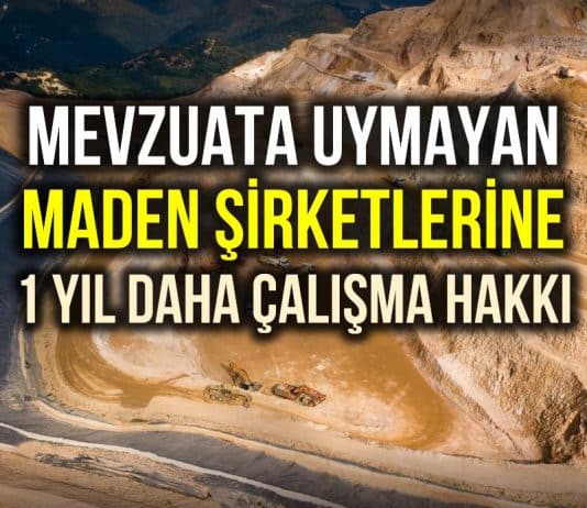 maden yasasında değişiklik