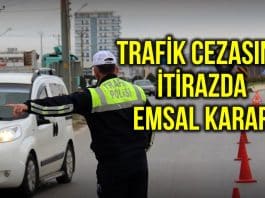 trafik cezasına itiraz