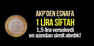 AKP esnafa siftah dağıttı: 1,5 lira verselerdi en azından simit alırdık!