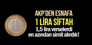 AKP esnafa siftah dağıttı: 1,5 lira verselerdi en azından simit alırdık! AKP esnafa siftah dağıttı: 1,5 lira verselerdi en azından simit alırdık!