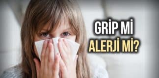 Grip mi, alerjik reaksiyon mu