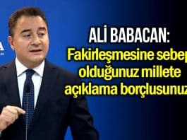 Ali Babacan: Yüksek faiz vatana ihanettir diyordunuz, şimdi ne oldu?