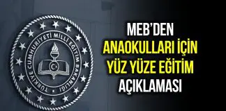 Anaokulu ve kreşler için yüz yüze eğitim kararı: Haftada 5 gün olacak meb anaokulu yüz yüze eğitim
