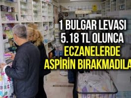 eczanelerde aspirin kalmadı