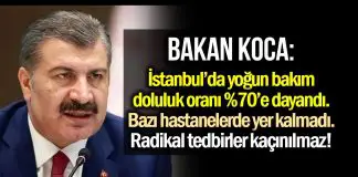 Sağlık Bakanı Koca: Radikal tedbirler almamız kaçınılmaz oldu!