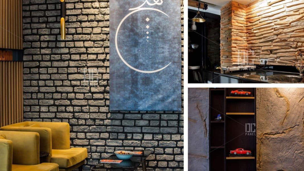 Yeni modern dokunuş Beton görünümlü duvar paneli