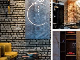 Beton görünümlü duvar paneli