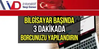 Bilgisayar başında 3 dakikada adım adım borç yapılandırma Bilgisayar başında 3 dakikada adım adım borç yapılandırma
