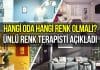 Hangi odayı hangi renge boyamalısınız? Ünlü renk terapistinden öneriler