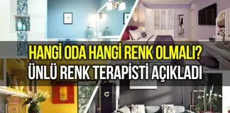 Hangi odayı hangi renge boyamalısınız? Ünlü renk terapistinden öneriler Hangi odayı hangi renge boyamalısınız? Ünlü renk terapistinden öneriler