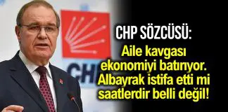CHP: Ülke ekonomik buhranda, Berat Albayrak istifa etti mi saatlerdir belli değil chp sözcüsü berat albayrak istifa