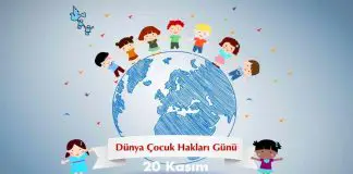 20 Kasım Dünya Çocuk Hakları Günü kutlu olsun! 20 Kasım Dünya Çocuk Hakları Günü