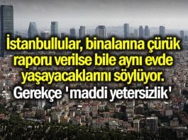 Maddi yetersizlik çürük binada oturmaya mecbur bırakıyor!