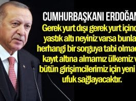 erdoğan yastık altı