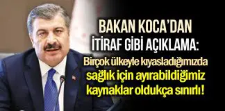Fahrettin Koca: Sağlık için ayırabildiğimiz kaynaklar oldukça sınırlı! Fahrettin Koca: Sağlık için ayırabildiğimiz kaynaklar oldukça sınırlı