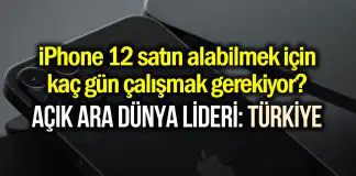 iPhone 12 Pro satın alabilmek için kaç gün çalışmak gerekiyor? iPhone 12 Pro satın alabilmek için kaç gün çalışmak gerekiyor?