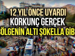 İzmir depremi için 12 yıl önce uyardı: Bölgenin altı şokella gibi!