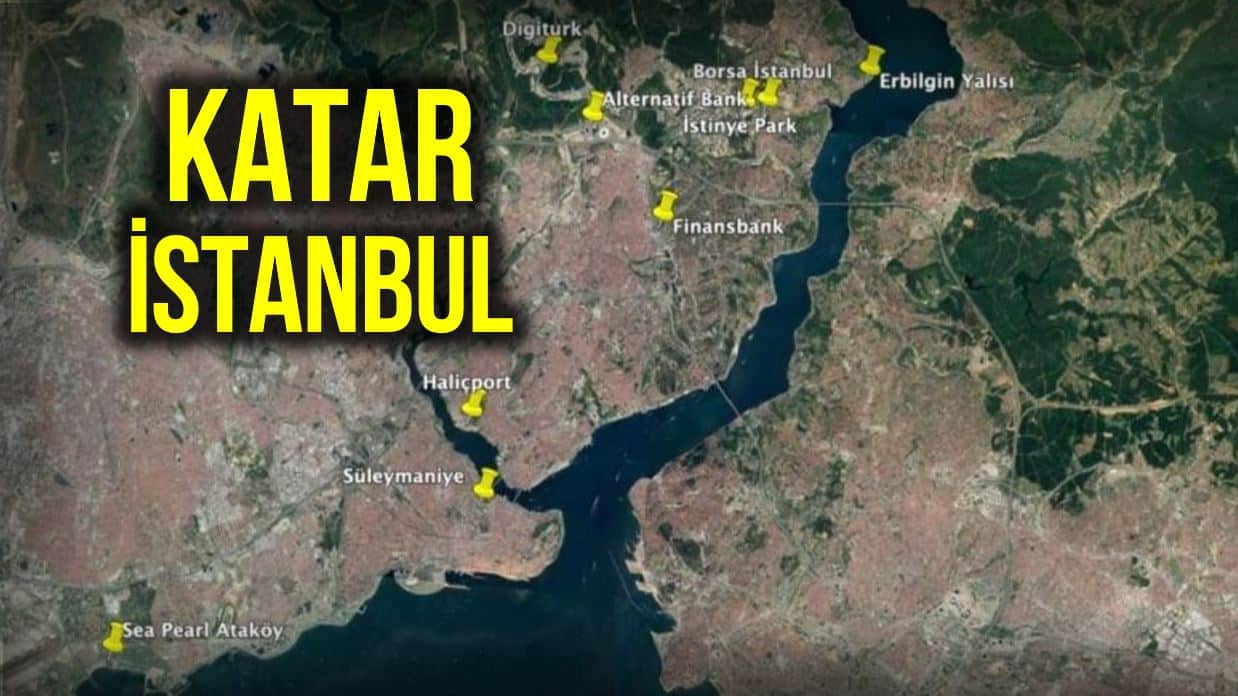 Katar imzası İstanbul dört bir yanına yayıldı!