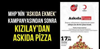 Kızılay’dan askıda pizza kampanyası: İhtiyaç sahibine pizza kızılay askıda pizza