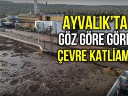 Ayvalık çevre katliamı: Tonlarca atık yayıldı!