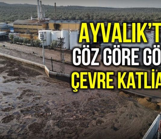Ayvalık çevre katliamı: Tonlarca atık yayıldı!