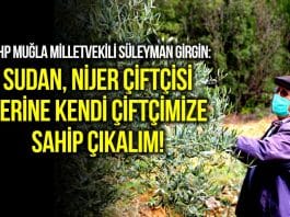 Sudan, Nijer çiftçisine değil kendi çiftçimize sahip çıkalım