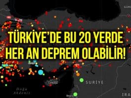 deprem üretme yerler