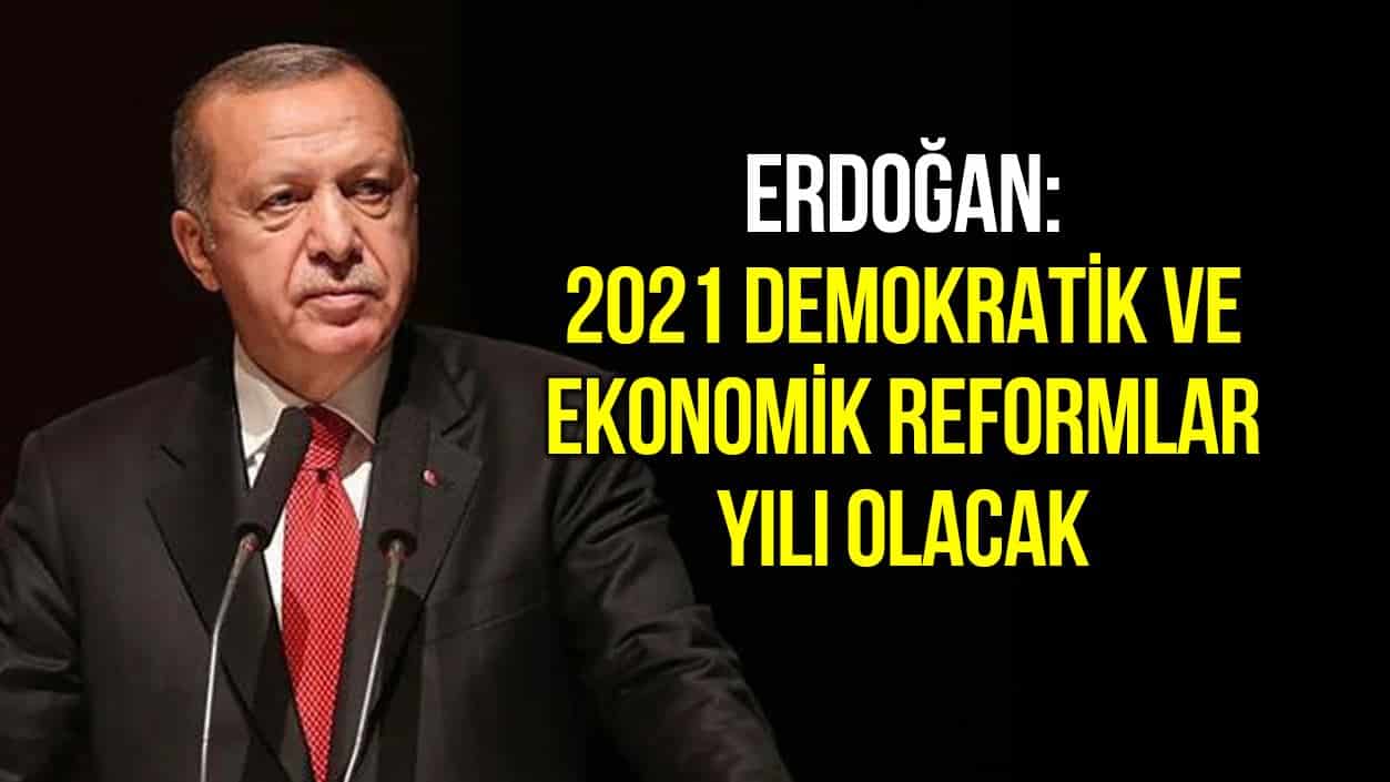 Erdoğan: 2021 demokratik ve ekonomik reformlar yılı olacak