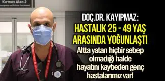 Korona 25 – 49 yaş arasında yoğunlaştı: Ölen genç hastalar var! emre kayıpmaz Bilim Kurulu Üyesi: Korona 25-49 yaş arasında yoğunlaştı!